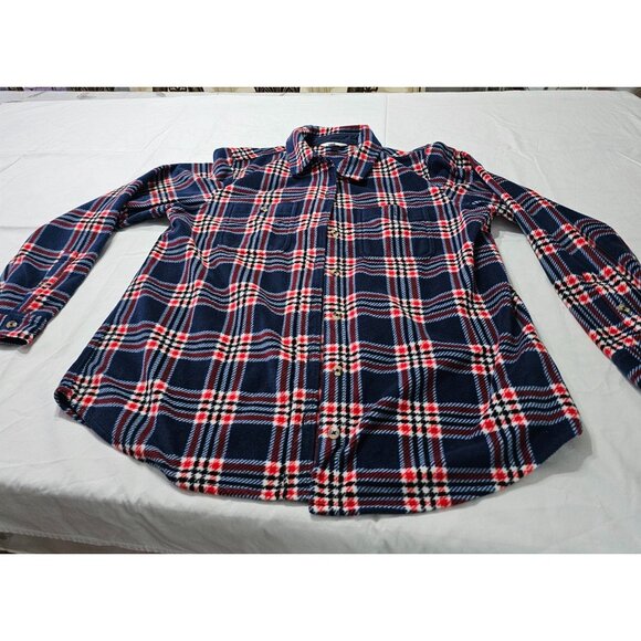 Time And Tru Women's Plaid Fleece Flannel Shacket Sz XL Warm Cozy Outdoors - Picture 3 of 9